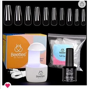 Never used - Beetles Nail Tips and Glue Gel Kit *BRAND NEW*